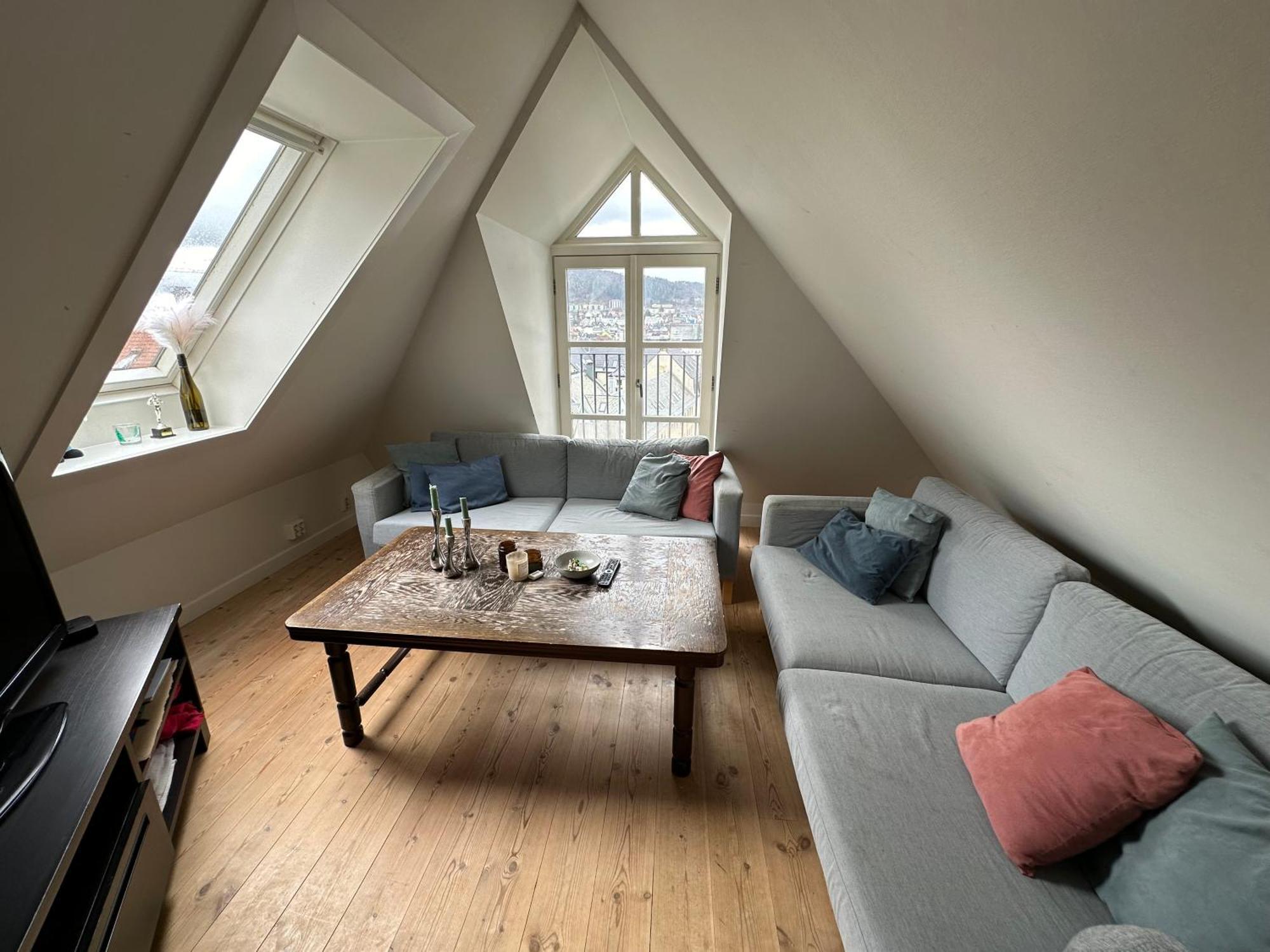 Apartmán Sjarmerende Bolig Like Ved Togstasjonen Bergen Exteriér fotografie