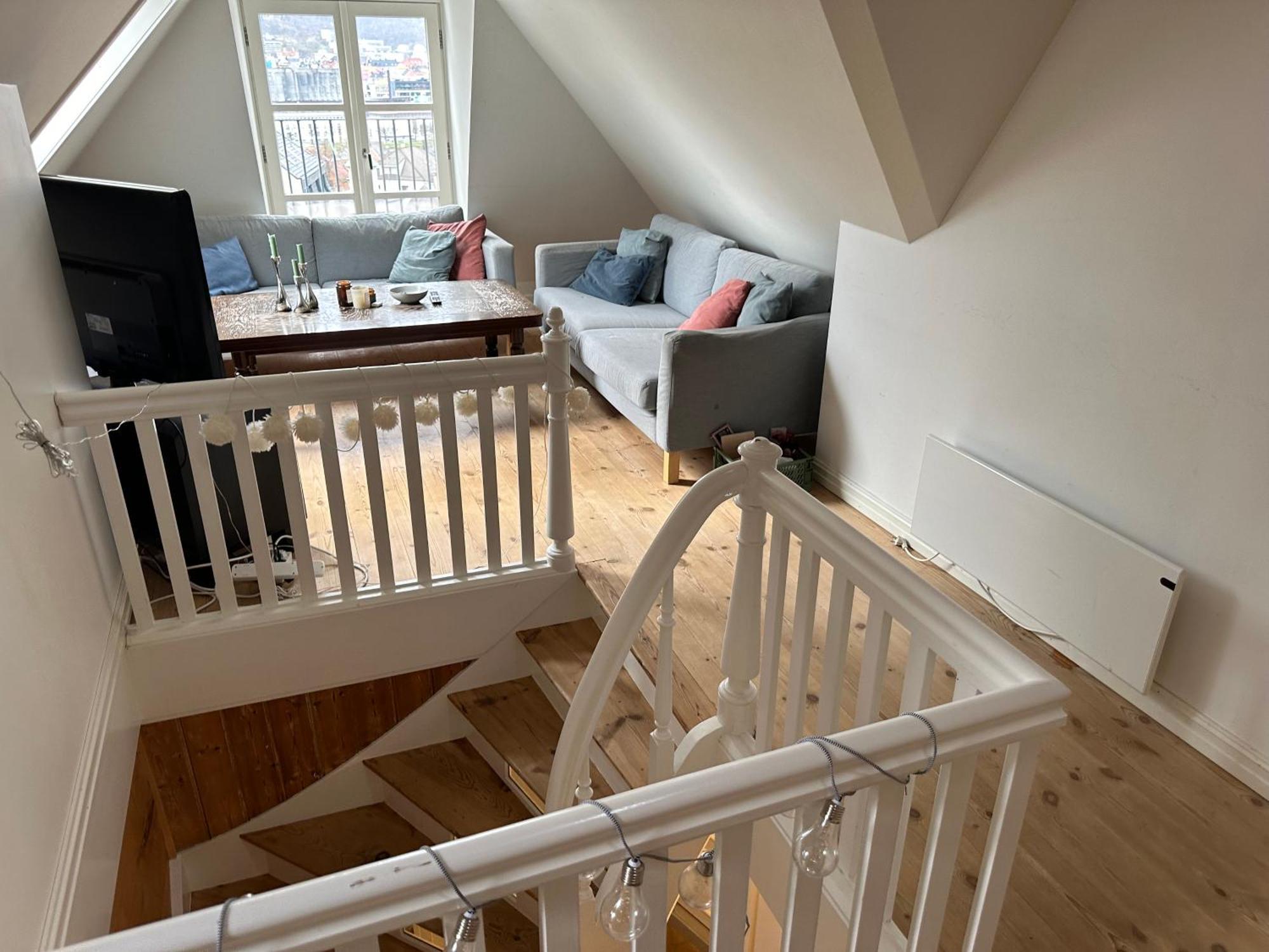 Apartmán Sjarmerende Bolig Like Ved Togstasjonen Bergen Exteriér fotografie